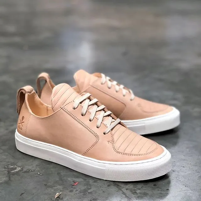 Argan Low Natural Tan Leather