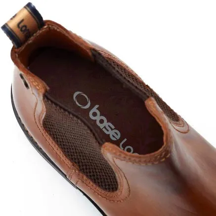Base London Leather Portland Pull On Boot - Washed Tan