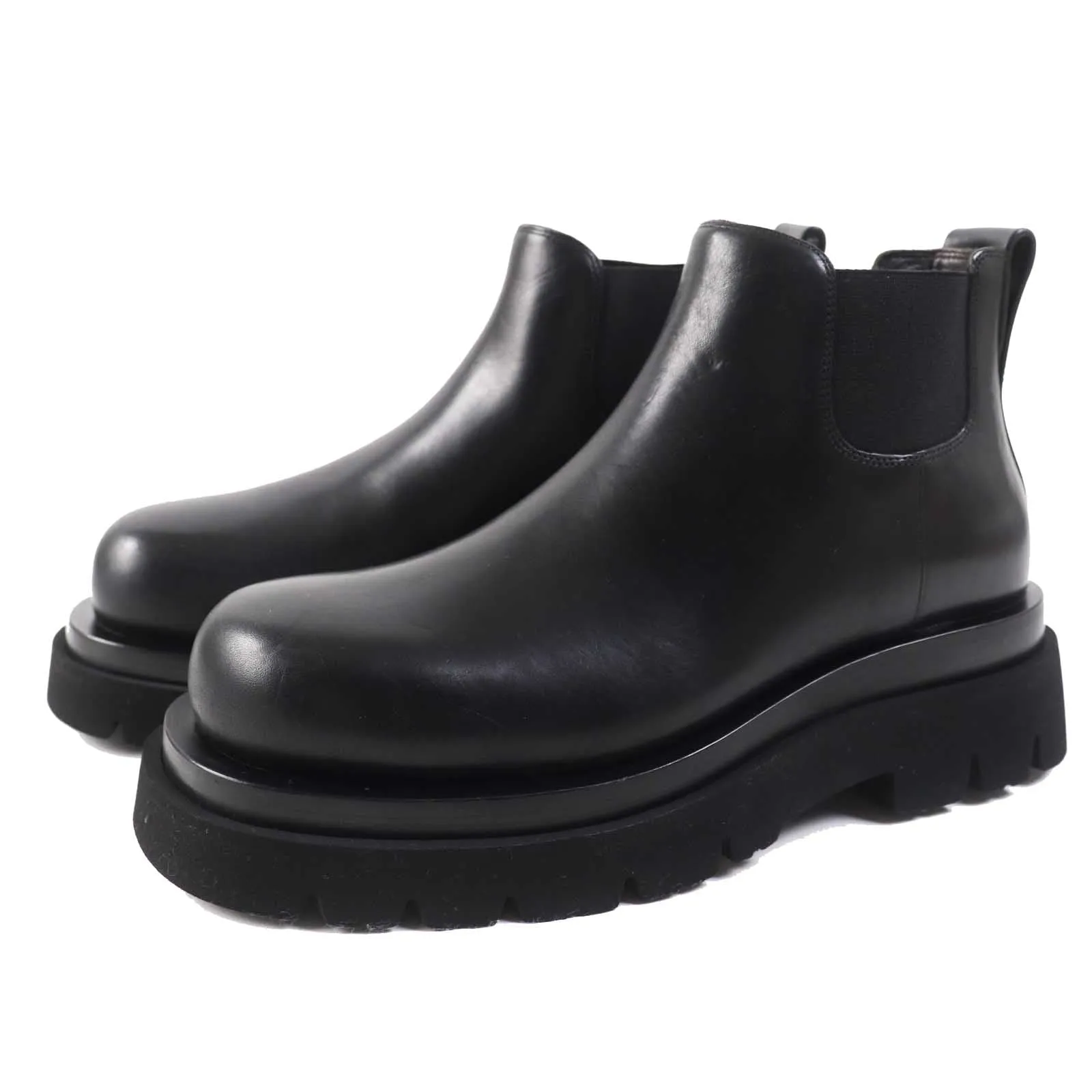 Bottega Veneta Leather Chelsea Boots Black 38