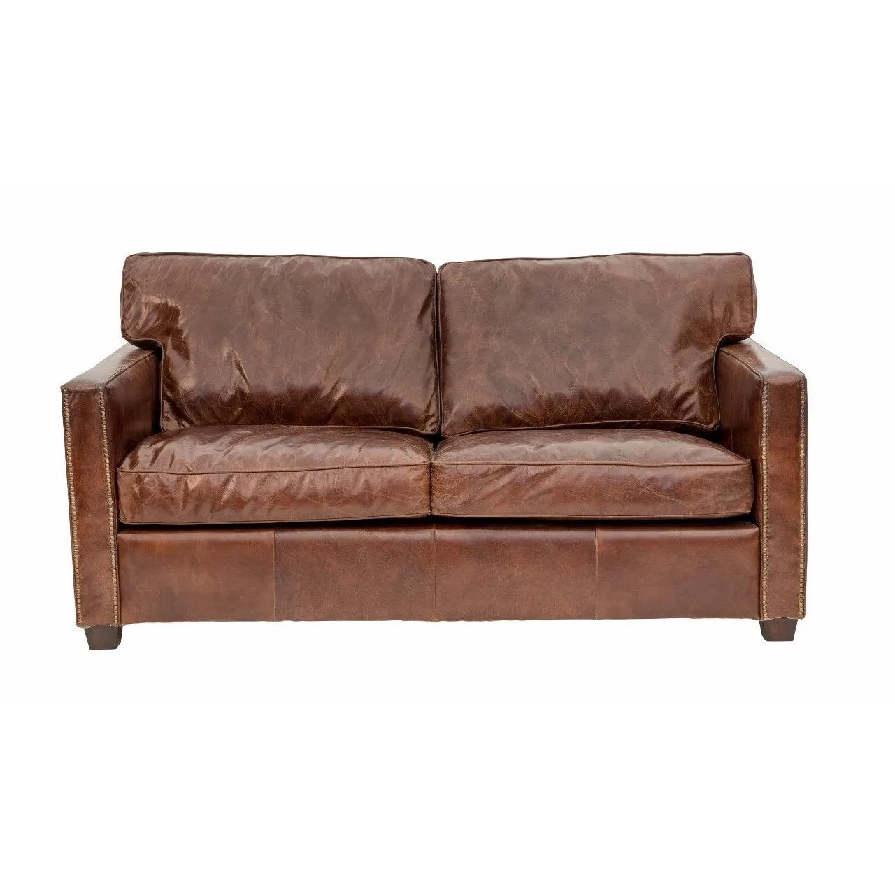 Chelsea Aged Leather 2 Seat Sofa