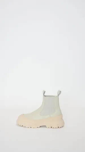 Fabulous Rubber Chelsea Boots in Mastic