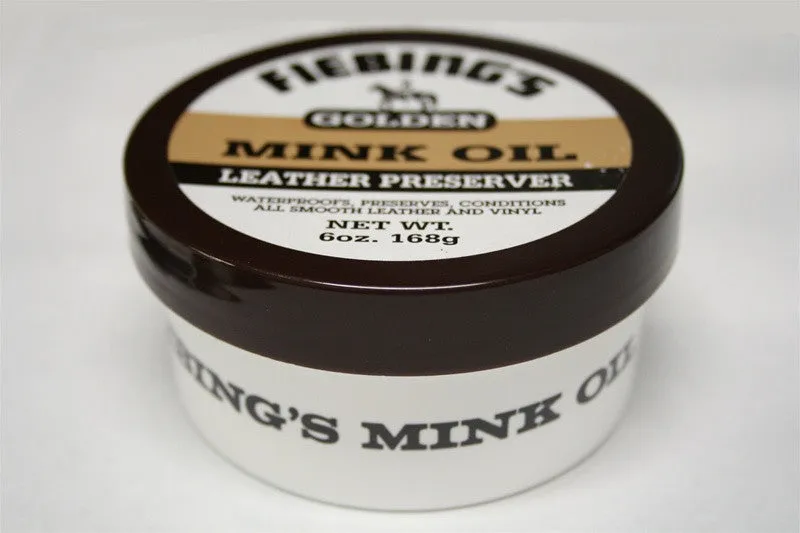 Fibbing's Golden Mink Oil Leather Conditioner 6 oz