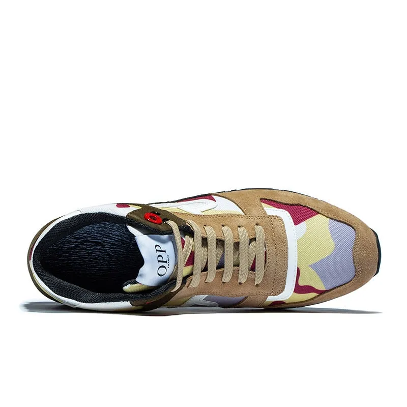 High Top Retro Style Suede Leather Men Sneakers