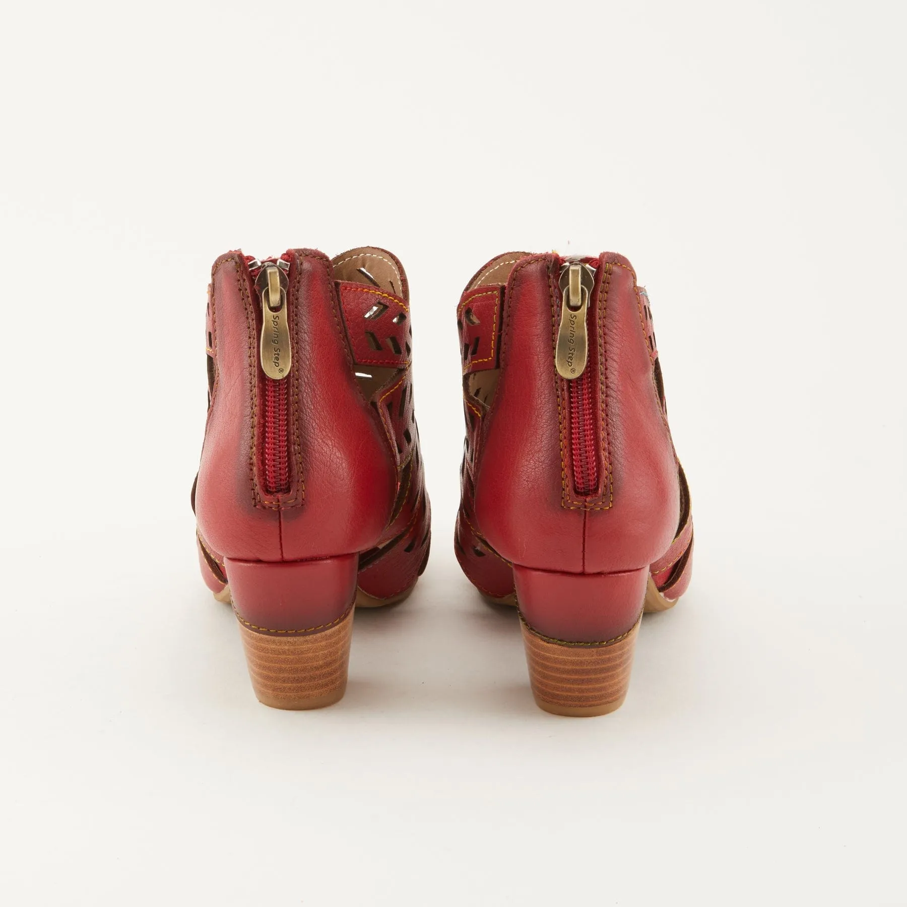 L'Artiste Women's Icon Fleur Heels- Red