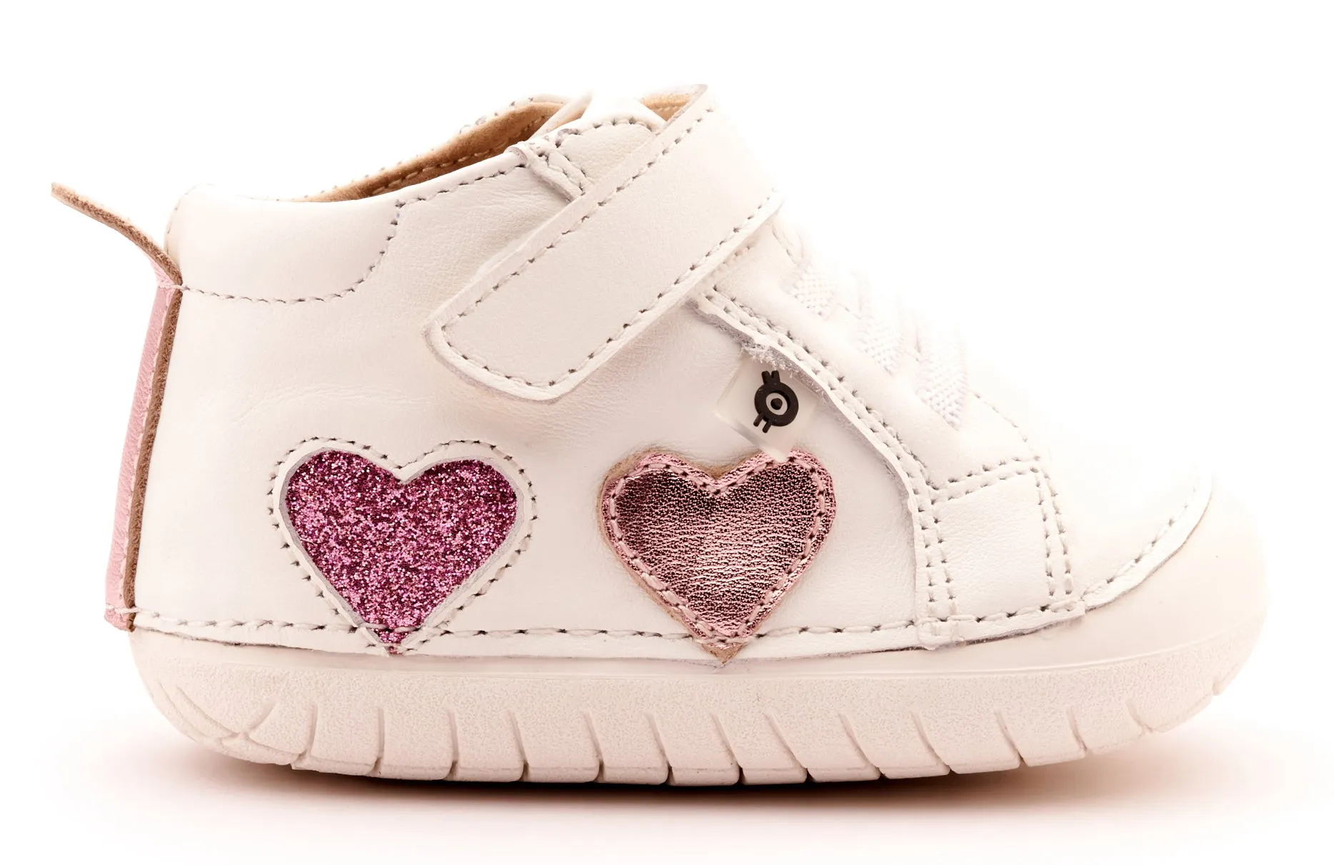 Old Soles Girl's 4097 Harper Pave Casual Shoes - Snow / Pink Frost / Glam Pink