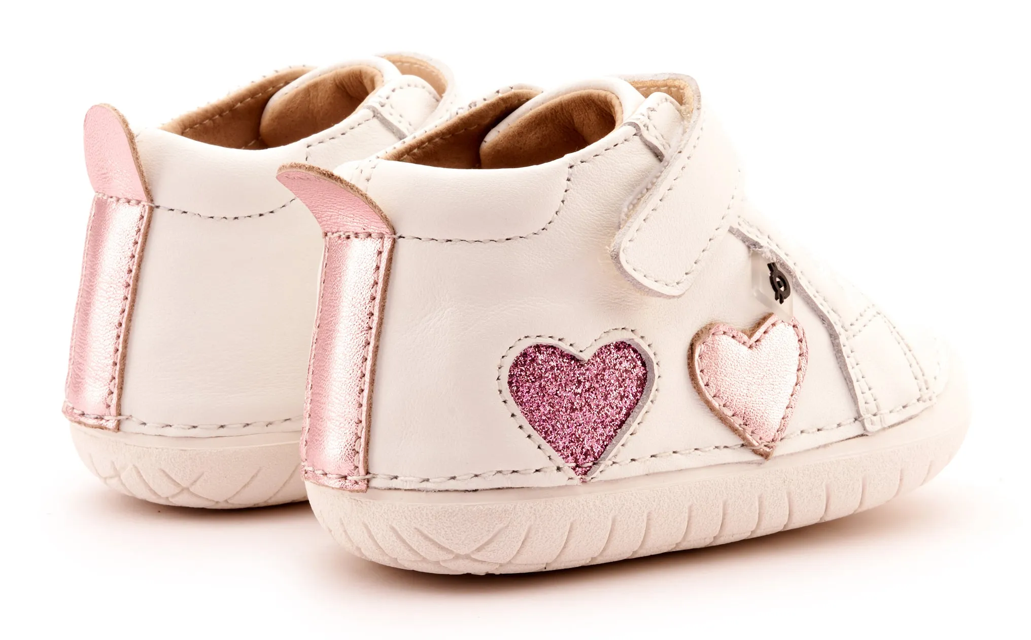 Old Soles Girl's 4097 Harper Pave Casual Shoes - Snow / Pink Frost / Glam Pink