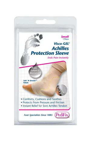 PEDIFIX VISCO GEL ACHILLES PROTECTION SLEEVE SMALL