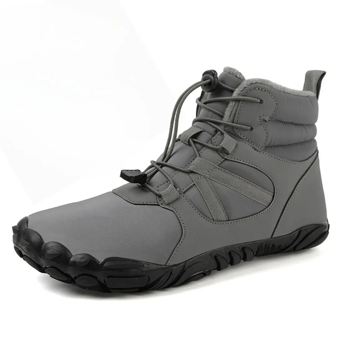 Ravello Big Size Waterproof Winter Barefoot Boots - Fur Lined Wide Toe Box Snow Boots