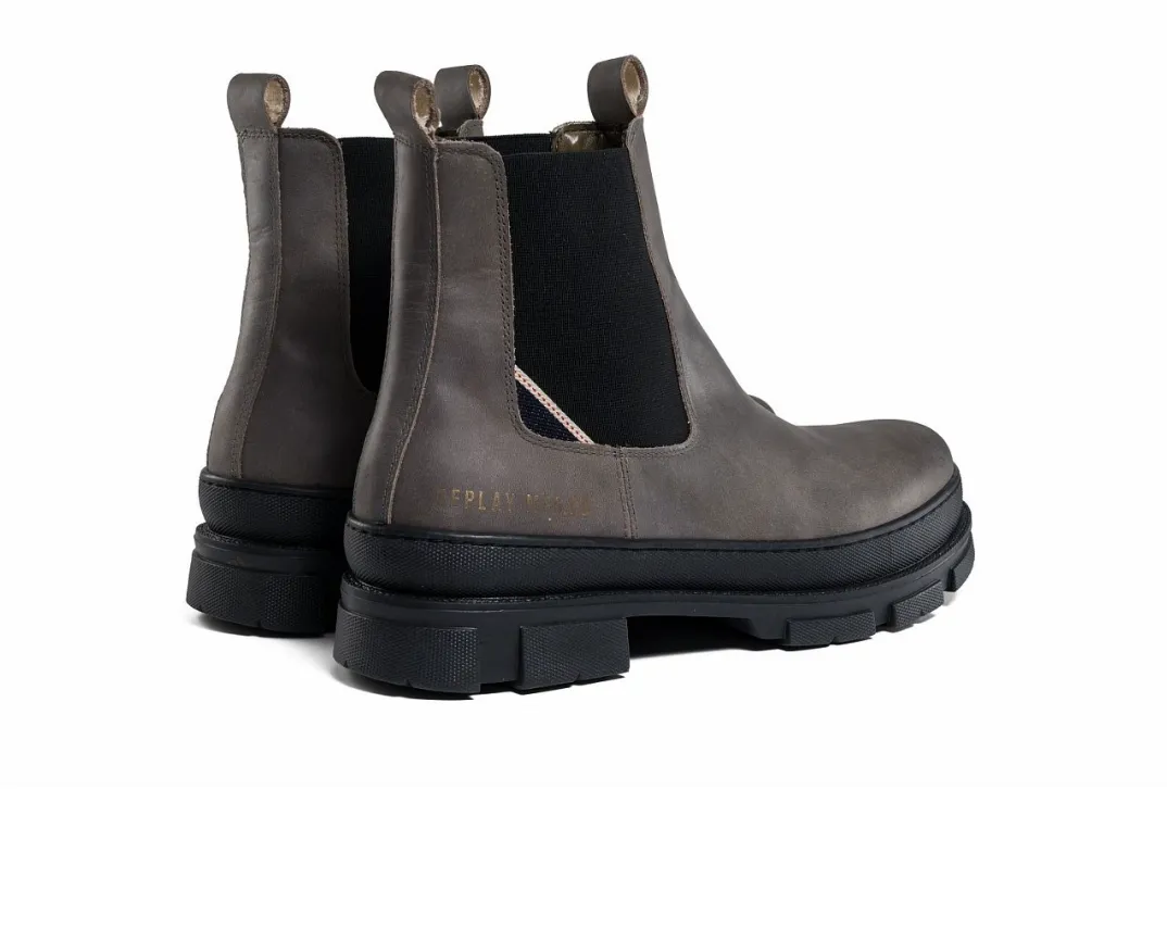 REPLAY CHELSEA BOOTS AUS LEDER GMC99