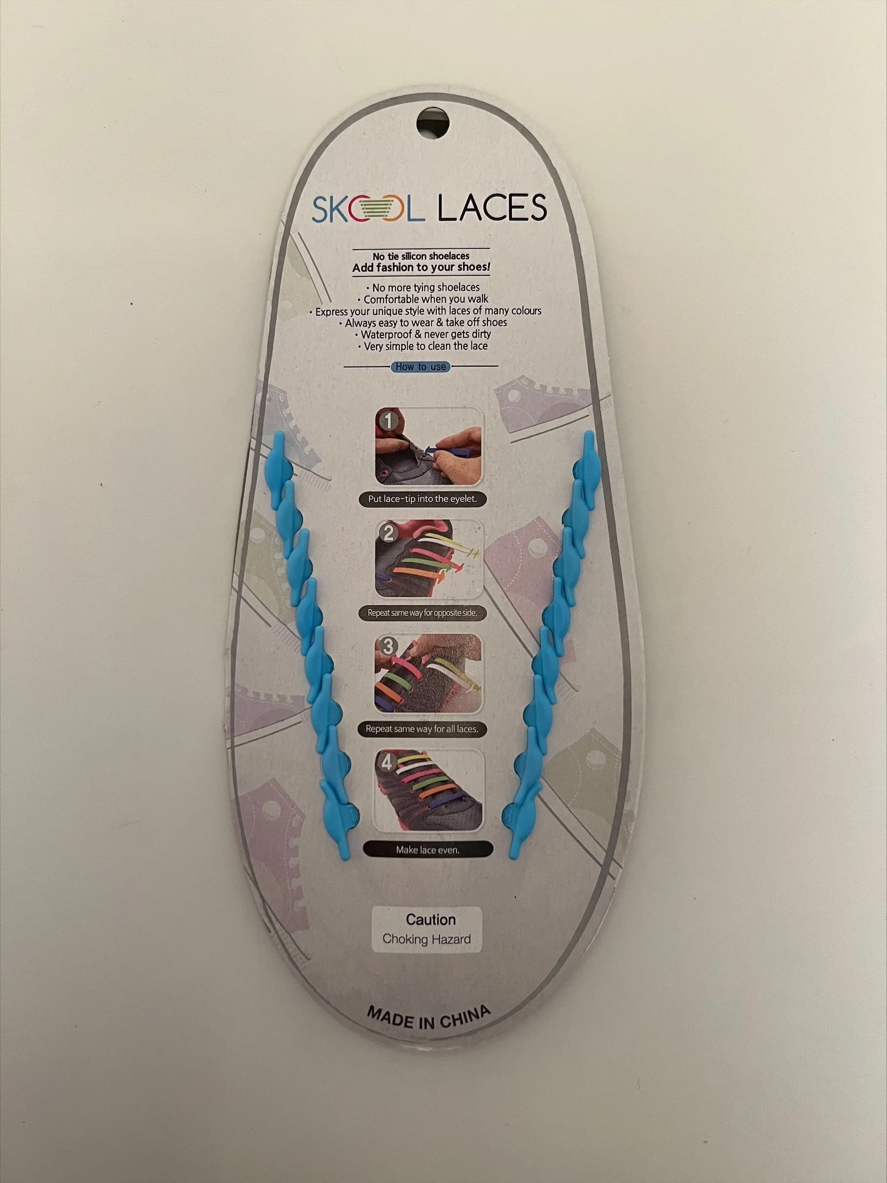 SKOOL LACES - LIGHT BLUE