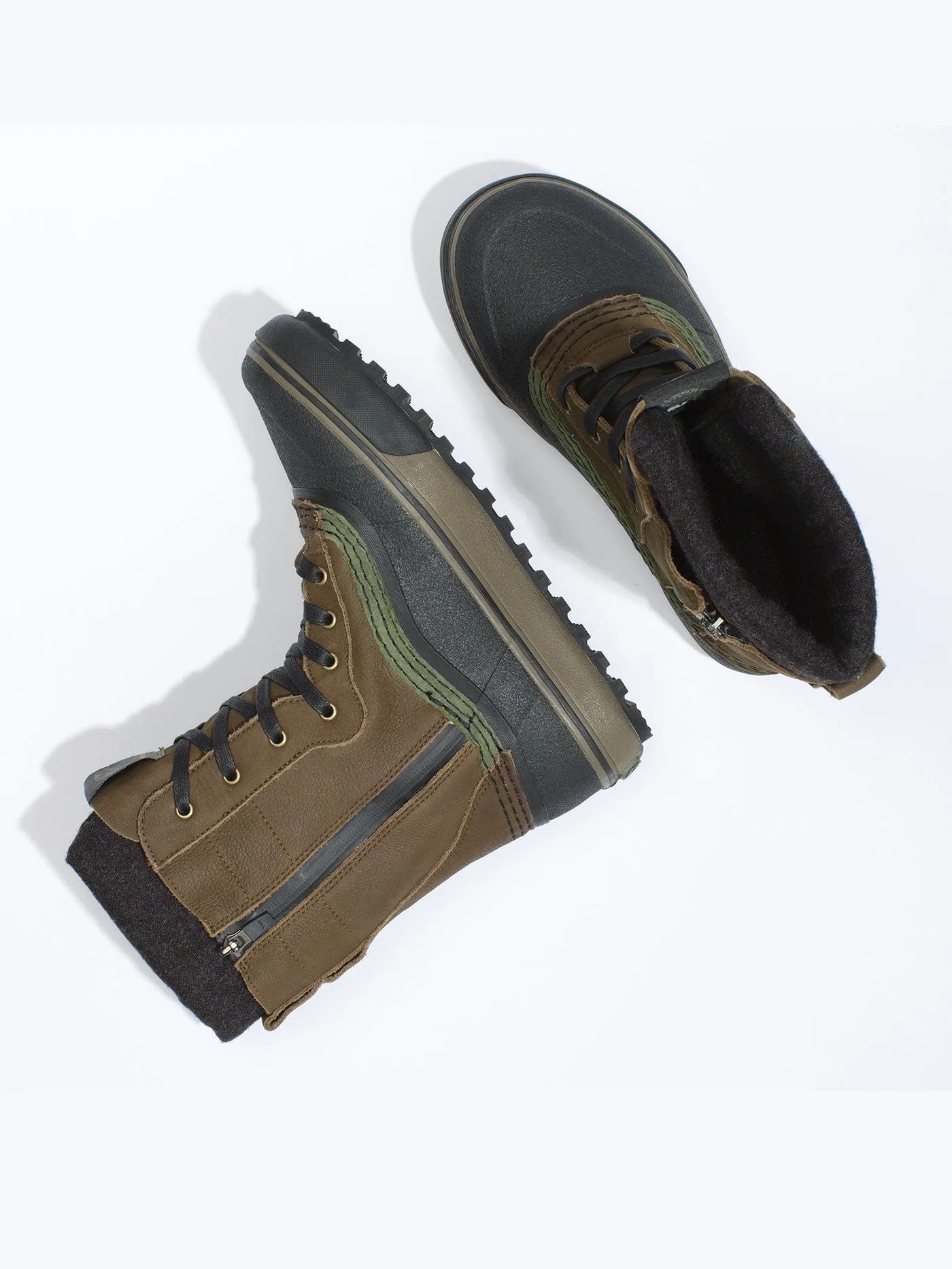 Standard Zip Snow MTE Brown/Black Winter Boots
