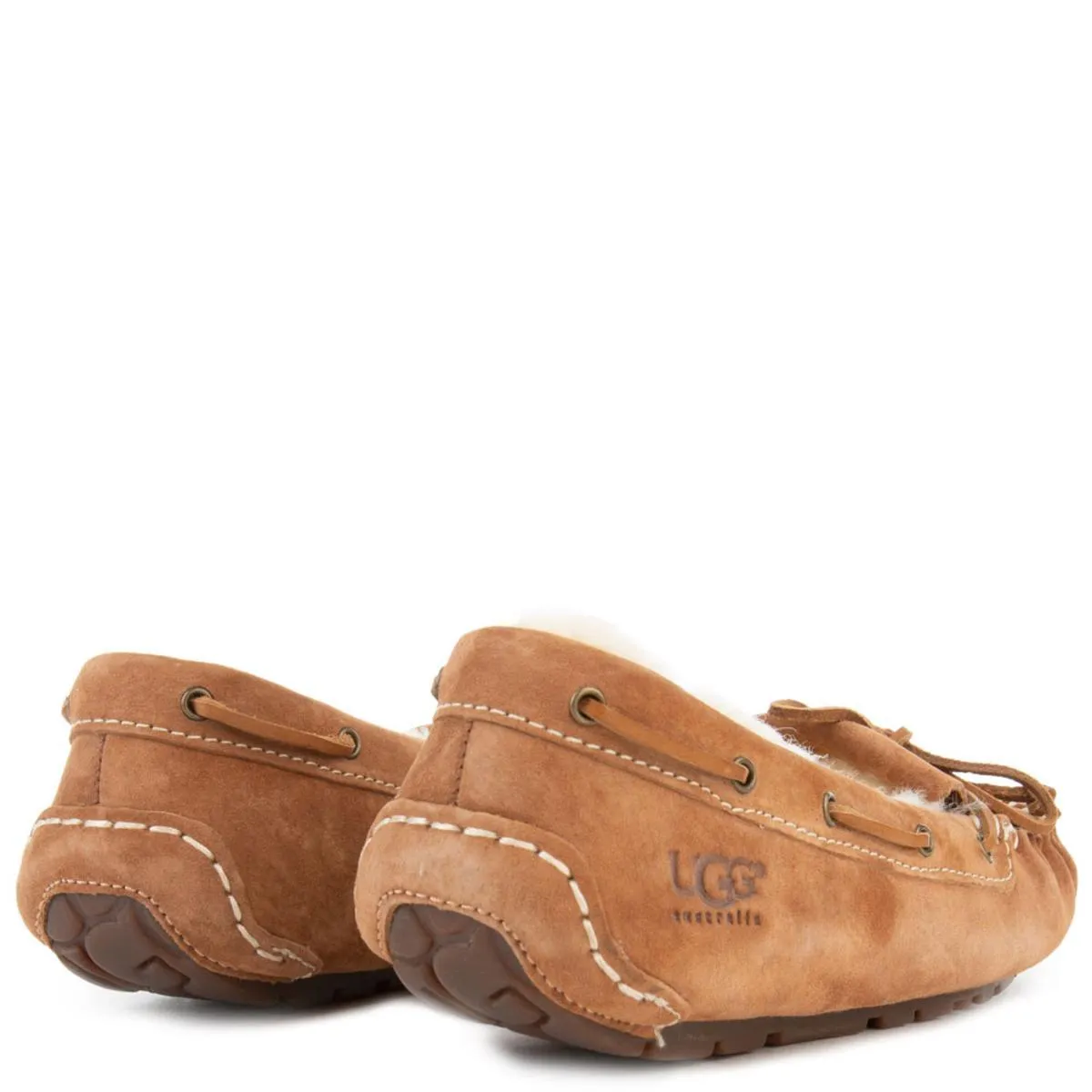 UGG Australia Meena Chestnut Suede Slippers Chestnut