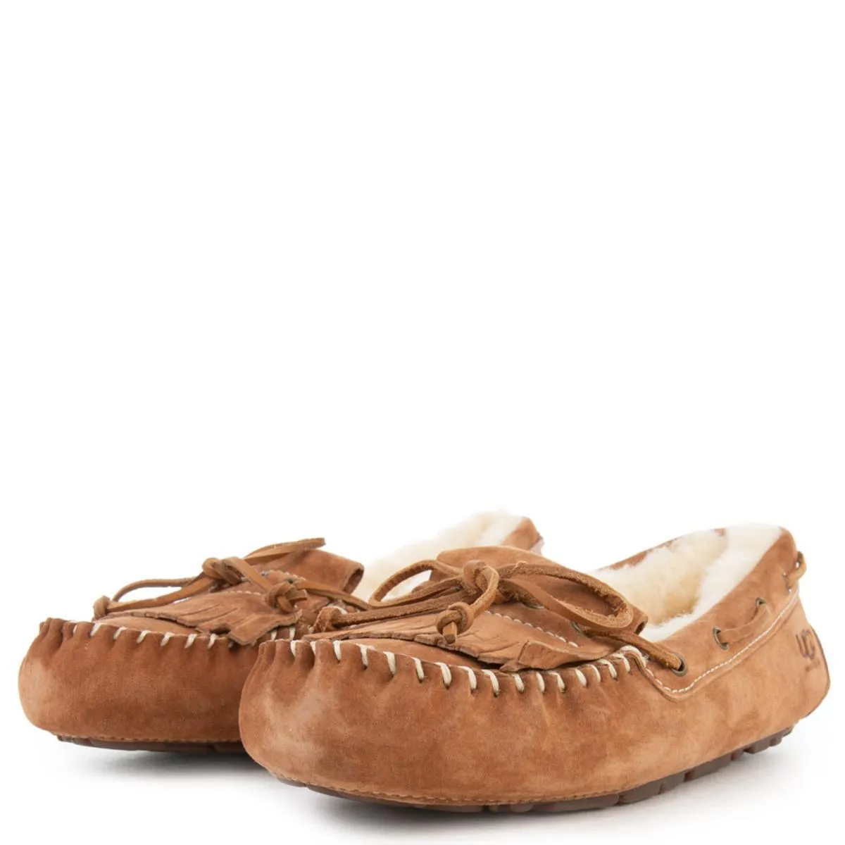 UGG Australia Meena Chestnut Suede Slippers Chestnut